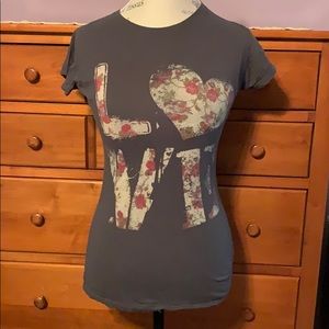 Bitter Sweet sz M LOVE tee shirt